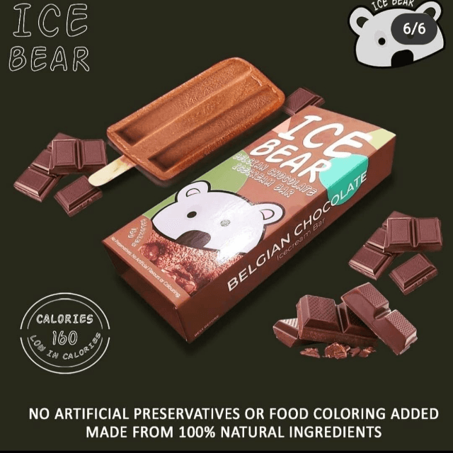 Belgian Chocolate With Roasted Almond Popsicle